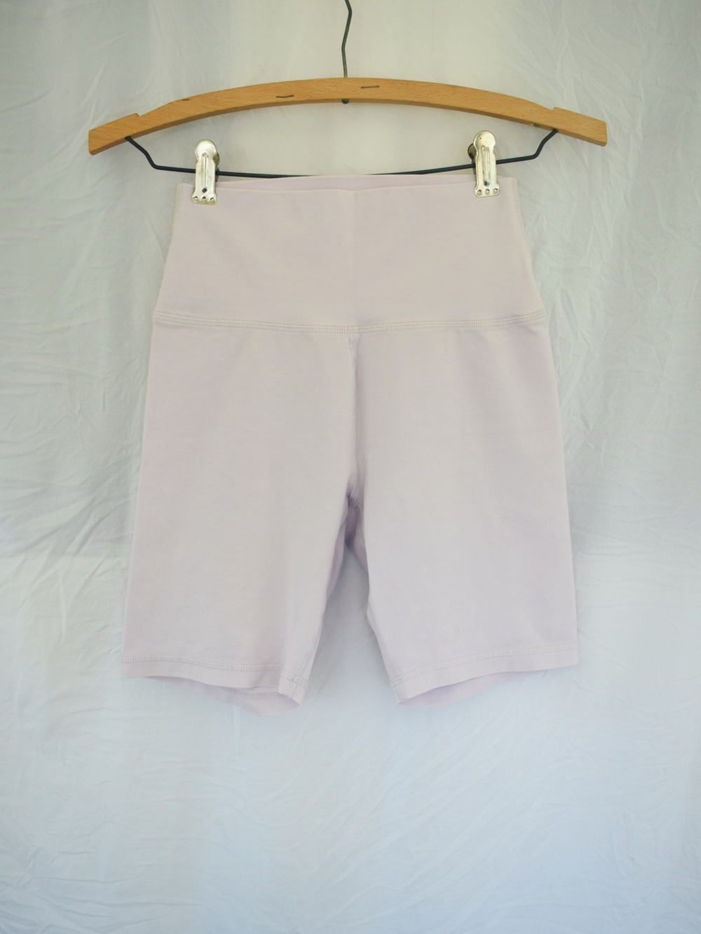 Women's High-Waist Bike Shorts - Light Lavender